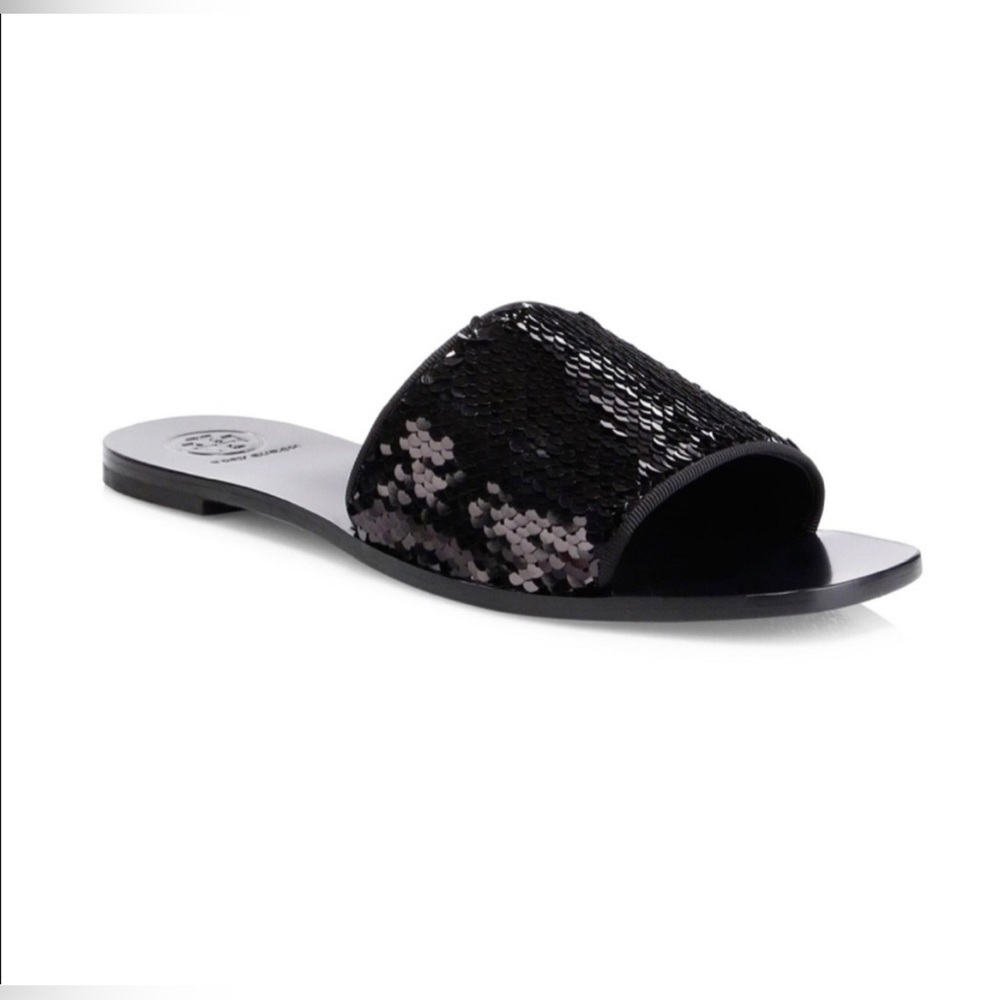 Tory Burch flat Carter reversible sequin  slide